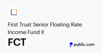 First Trust Senior Floating Rate Income Fund II